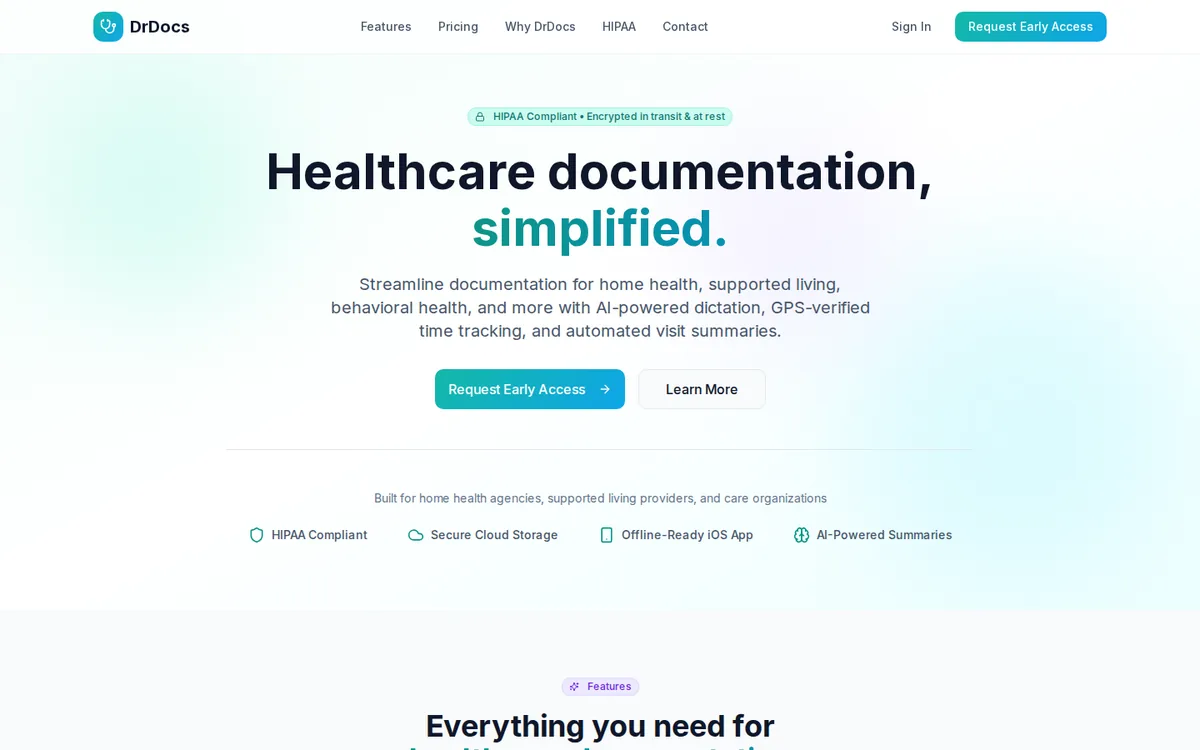 DrDocs home page